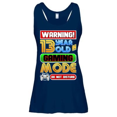 Warning 13 Year Old In Gaming Mode Birthday Ladies Essential Flowy Tank