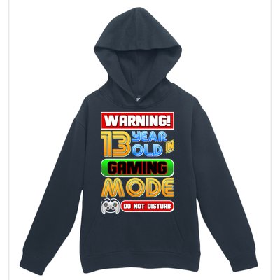 Warning 13 Year Old In Gaming Mode Birthday Urban Pullover Hoodie