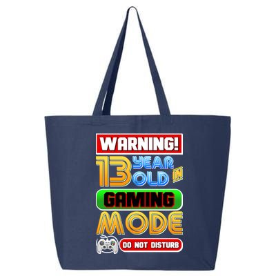 Warning 13 Year Old In Gaming Mode Birthday 25L Jumbo Tote