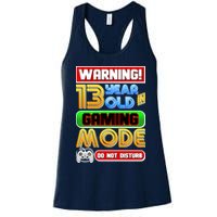Warning 13 Year Old In Gaming Mode Birthday Womens Tank Top