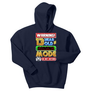 Warning 13 Year Old In Gaming Mode Birthday Kids Hoodie