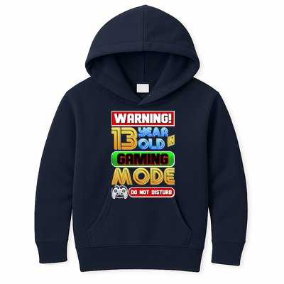 Warning 13 Year Old In Gaming Mode Birthday Kids Hoodie