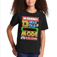 Warning 13 Year Old In Gaming Mode Birthday Kids T-Shirt