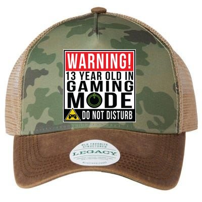 Warning 13 Year Old in Gaming Mode Teenager Legacy Tie Dye Trucker Hat