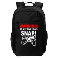 Warning At Any Time I May SNAP Backpack