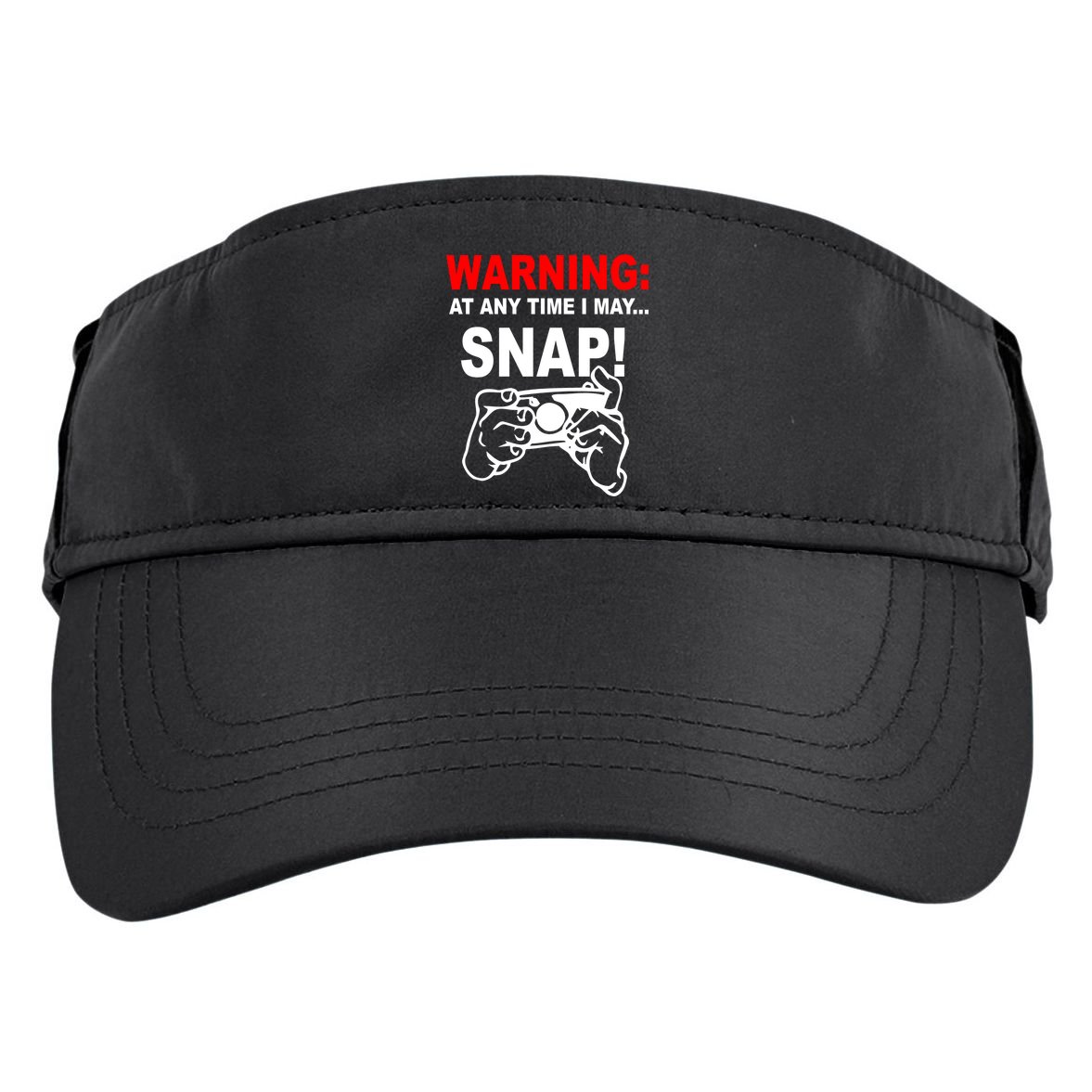 Warning At Any Time I May SNAP Adult Drive Performance Visor