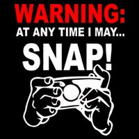Warning At Any Time I May SNAP Flatbill Hat
