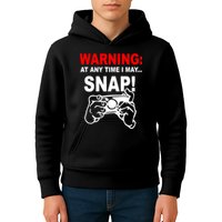 Warning At Any Time I May SNAP Kids Hoodie