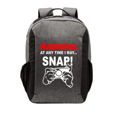 Warning At Any Time I May SNAP Vector Backpack
