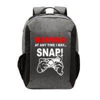 Warning At Any Time I May SNAP Vector Backpack