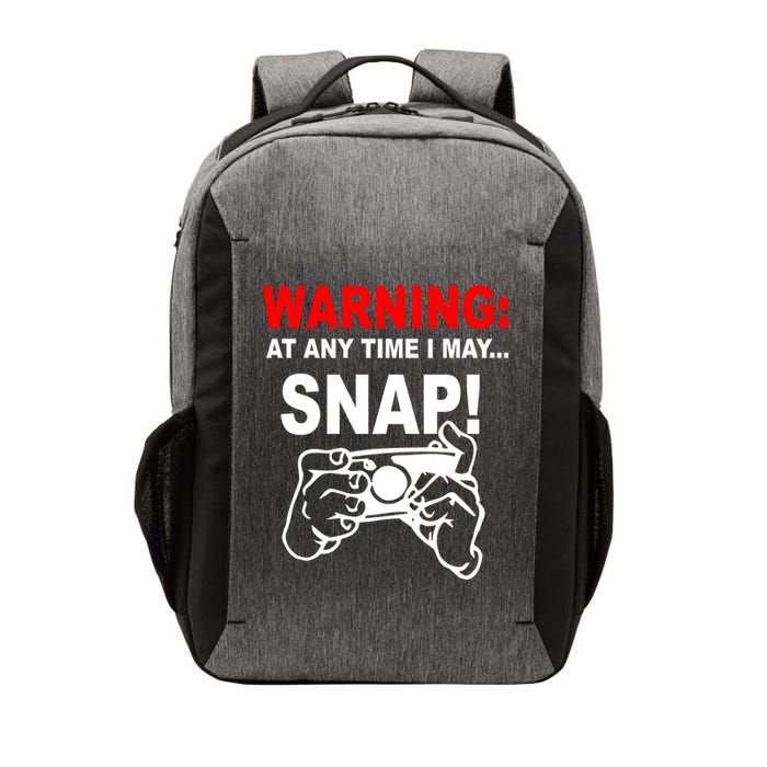 Warning At Any Time I May SNAP Vector Backpack