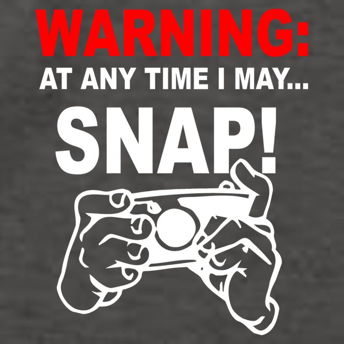 Warning At Any Time I May SNAP Vector Backpack