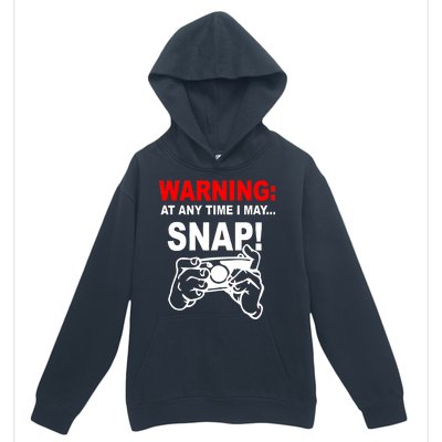 Warning At Any Time I May SNAP Urban Pullover Hoodie