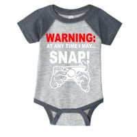 Warning At Any Time I May SNAP Infant Baby Jersey Bodysuit