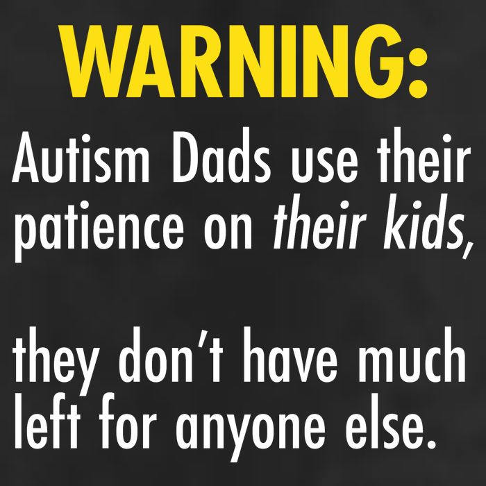 Warning Autism Dads Patience 7 Panel Mesh Trucker Snapback Hat