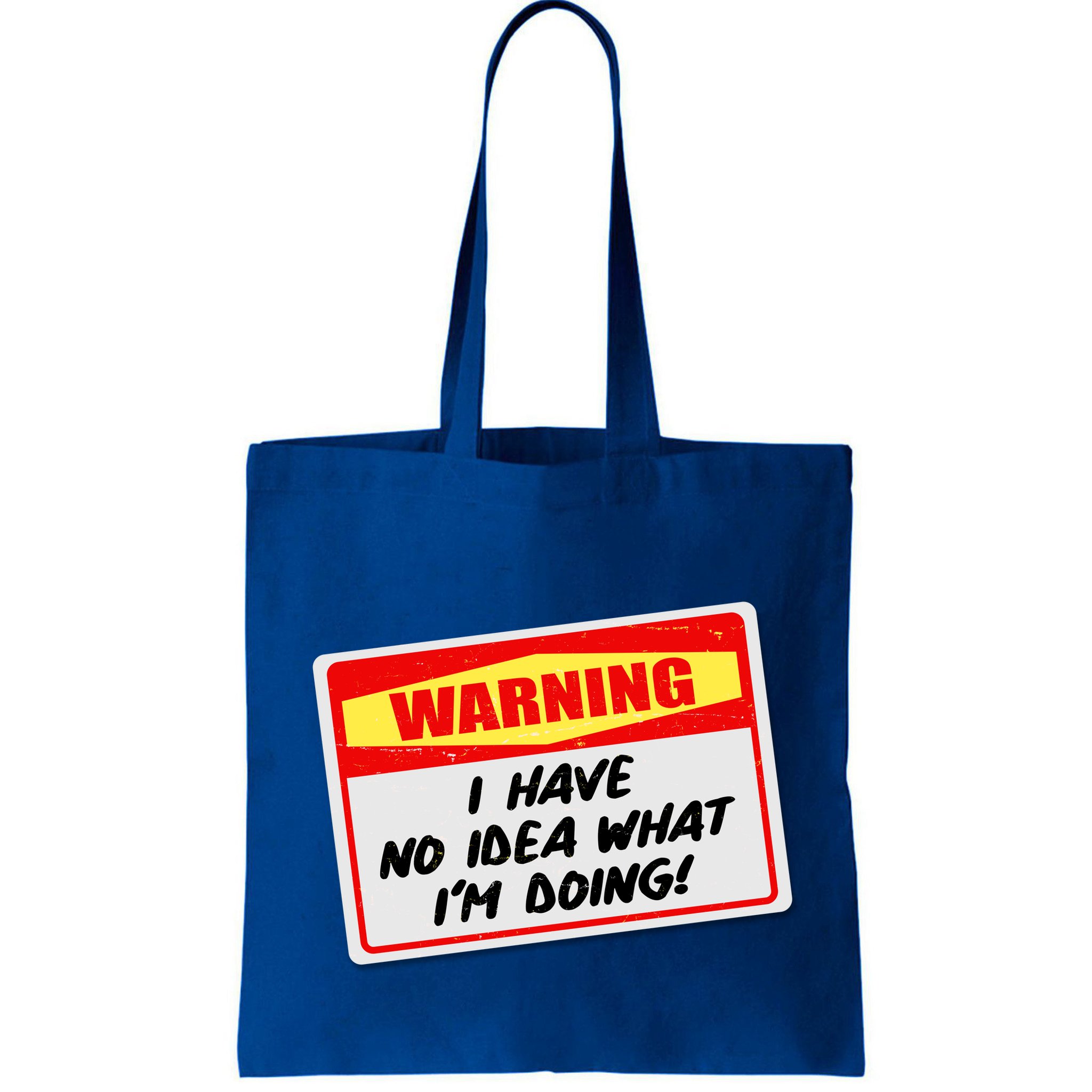 Warning I Have No Idea What I'm Doing Tag Sticker Bag