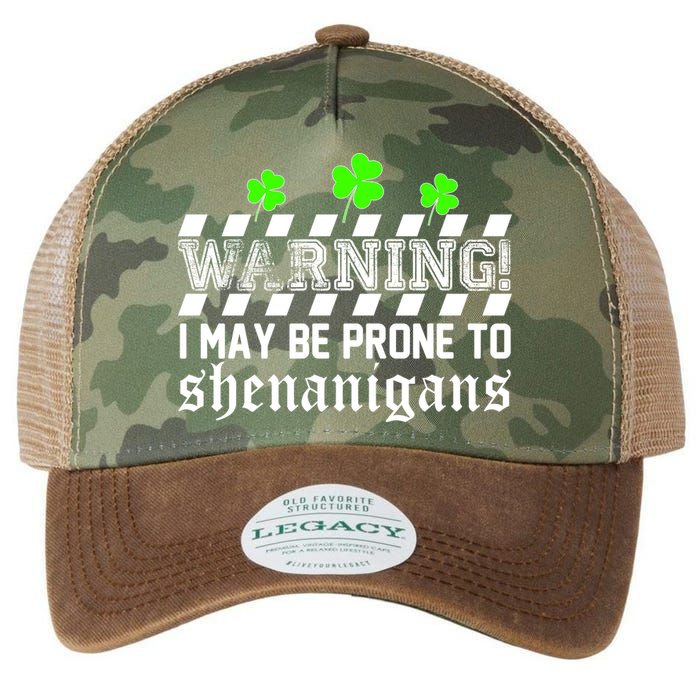 Warning I May be Prone to Shenanigans Legacy Tie Dye Trucker Hat