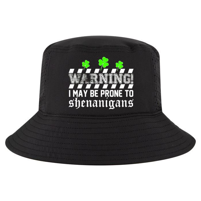 Warning I May be Prone to Shenanigans Cool Comfort Performance Bucket Hat