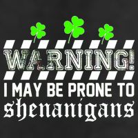 Warning I May be Prone to Shenanigans Microfiber Hand Towel