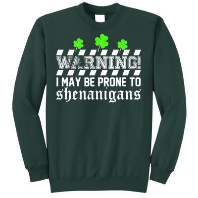 Warning I May be Prone to Shenanigans Sweatshirt