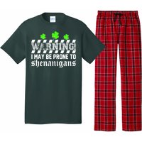 Warning I May be Prone to Shenanigans Pajama Set