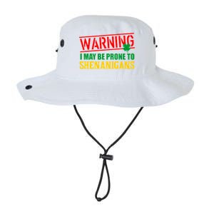 Warning I May Be Prone to Shenanigans St. Patrick's Day Clover Legacy Cool Fit Booney Bucket Hat