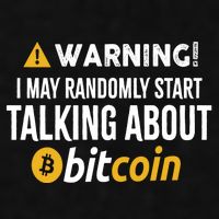 Warning I May Randomly Start Talking About Bitcoin Ladies PosiCharge Tri-Blend Wicking Tank