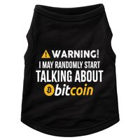 Warning I May Randomly Start Talking About Bitcoin Doggie Tank