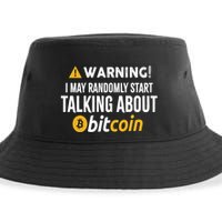 Warning I May Randomly Start Talking About Bitcoin Sustainable Bucket Hat