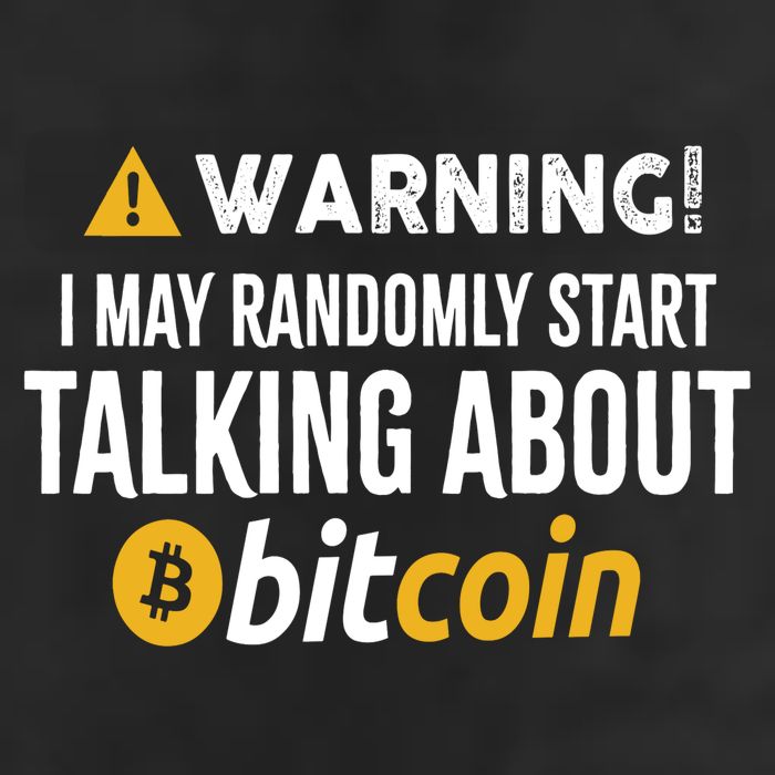 Warning I May Randomly Start Talking About Bitcoin Beanie