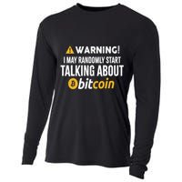 Warning I May Randomly Start Talking About Bitcoin Cooling Performance Long Sleeve Crew