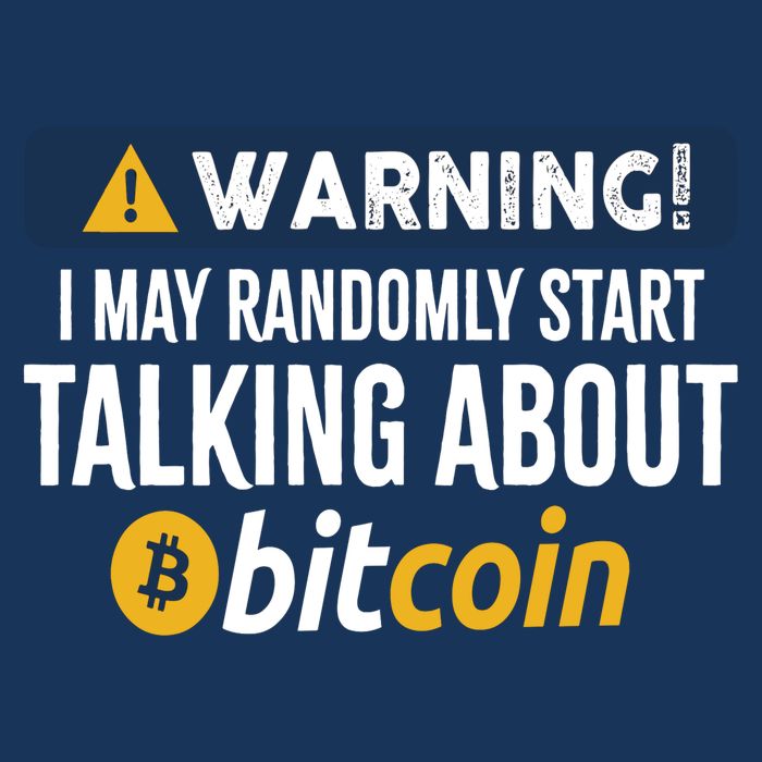 Warning I May Randomly Start Talking About Bitcoin Infant Baby Jersey Bodysuit