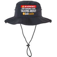 Warning I May Start Talking About Bitcoin Funny Crypto Legacy Cool Fit Booney Bucket Hat