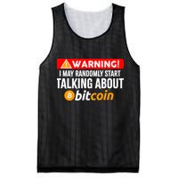 Warning I May Start Talking About Bitcoin Funny Crypto Mesh Reversible Basketball Jersey Tank