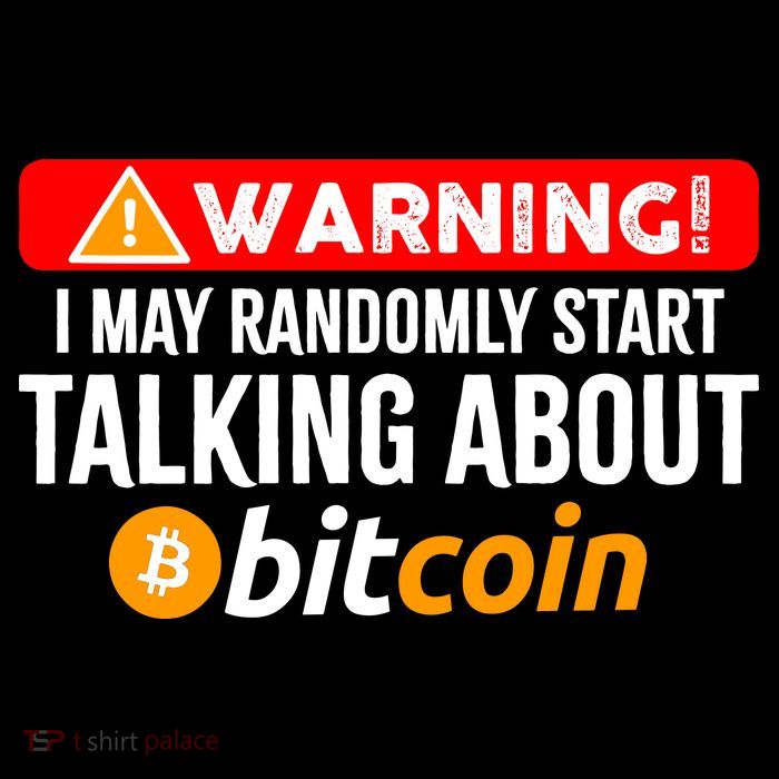Warning I May Start Talking About Bitcoin Funny Crypto Tall Hoodie