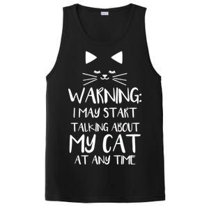 Warning I May Start Talking About My Cat PosiCharge Competitor Tank