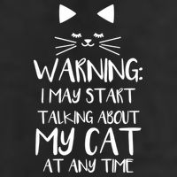 Warning I May Start Talking About My Cat Golf Towel