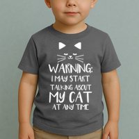 Warning I May Start Talking About My Cat Toddler T-Shirt