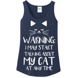 Warning I May Start Talking About My Cat Ladies Essential Tank