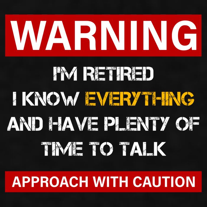 Warning Im Retired Approach With Caution Ladies PosiCharge Tri-Blend Wicking Tank