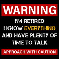 Warning Im Retired Approach With Caution Women's Perfect Tri Rocker Tank