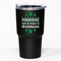 Warning! May Be Prone to Shenanigans Irish Clovers Tumbler