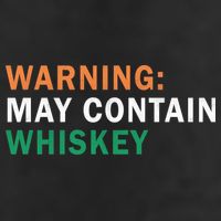 Warning May Contain Whiskey 7 Panel Mesh Trucker Snapback Hat