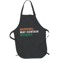 Warning May Contain Whiskey Apron