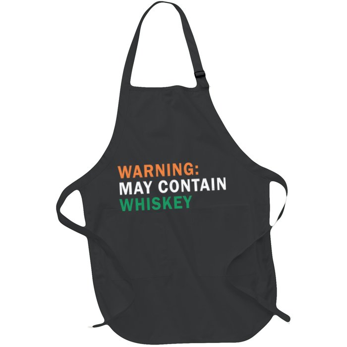 Warning May Contain Whiskey Apron