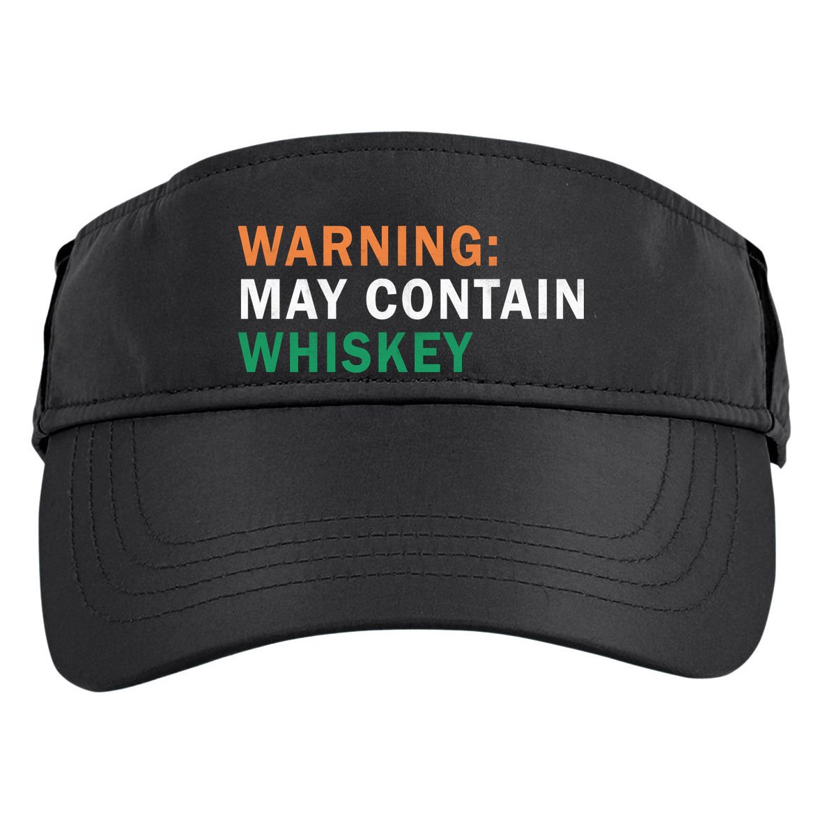 Warning May Contain Whiskey Adult Drive Performance Visor