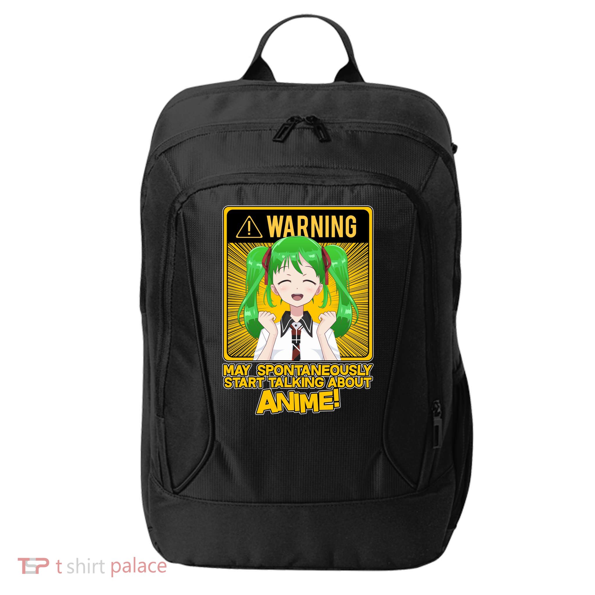 Warning May Spontaneously Start Talking About Anime City Backpack
