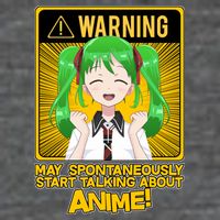 Warning May Spontaneously Start Talking About Anime Hoodie