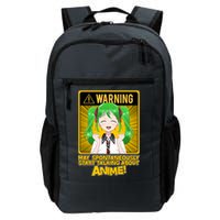 Warning May Spontaneously Start Talking About Anime Backpack