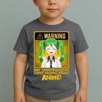 Warning May Spontaneously Start Talking About Anime Toddler T-Shirt